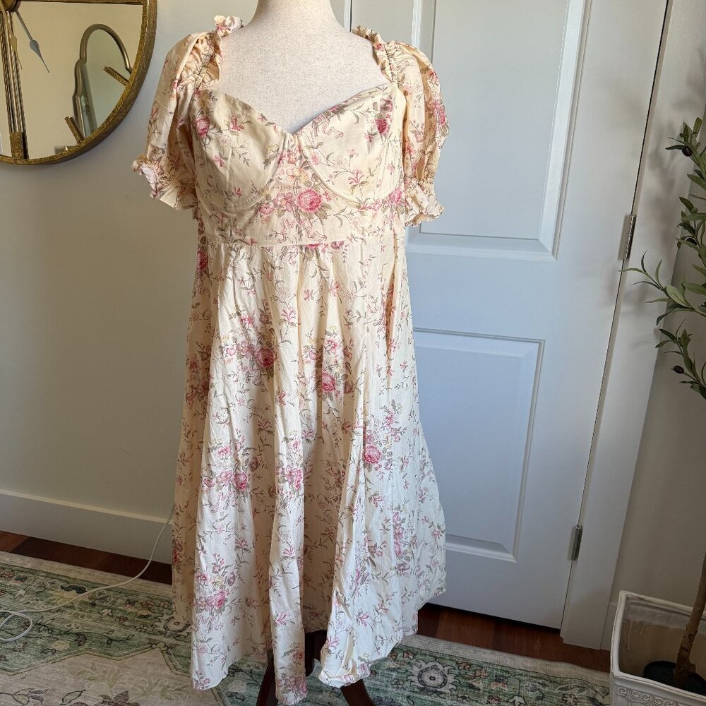 NWT Selkie The Renaissance Tea Rose Dress Size 2X - Picture 3 of 15
